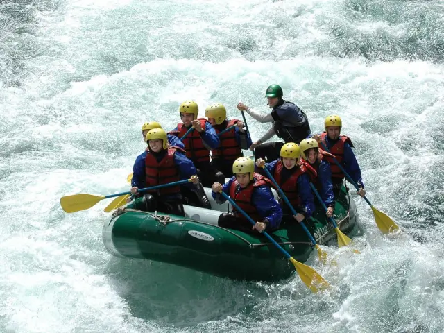 Our adrenaline-pumping rafting adventure begins!