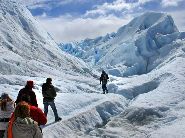 Enjoy an unique in-depth trekking and exploration experience on the Perito Moreno Glacier