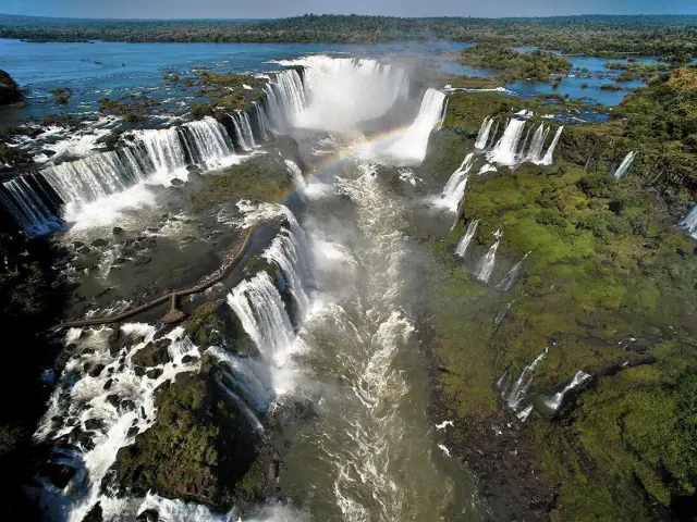 The Iguazu Falls have been voted one of the New 7 Wonders of the World by over 100 million people