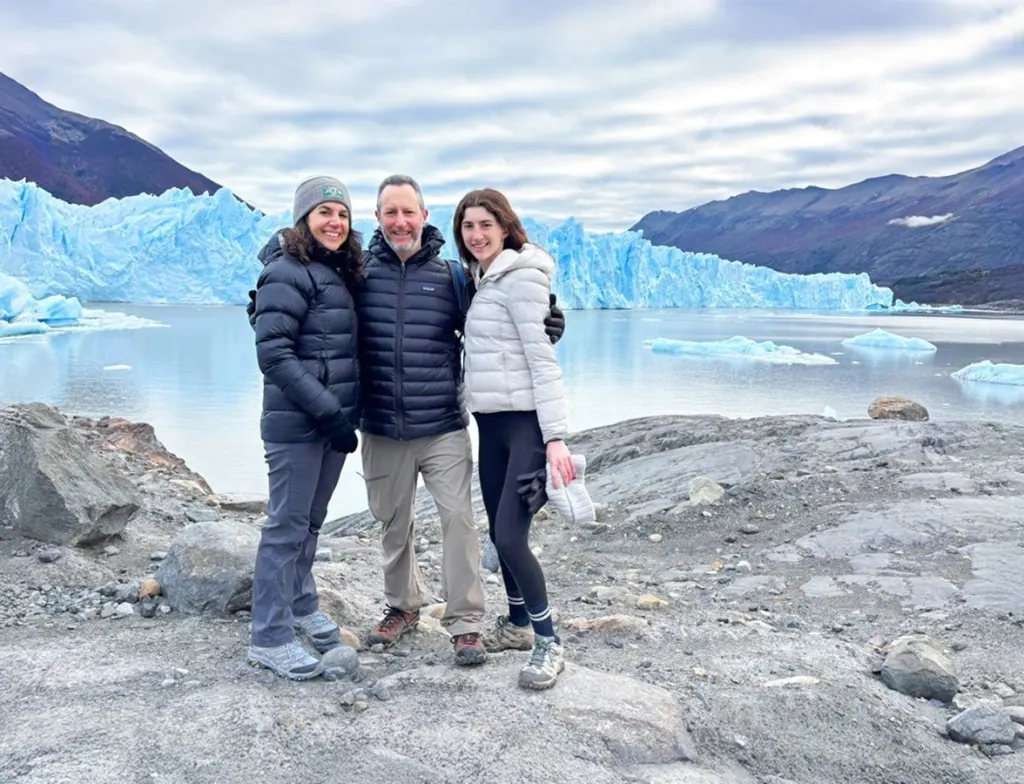 With the Icy-Blue Giant: The Perito Moreno Glacier