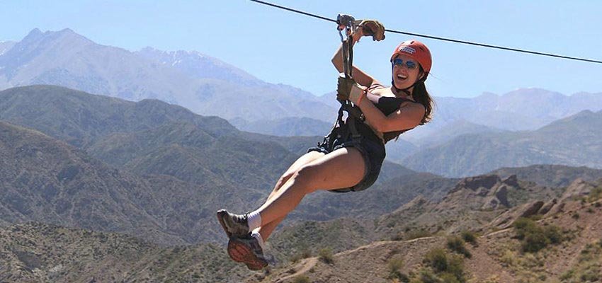 Whoosh through breathtaking views of the surrounding valleys and mountains