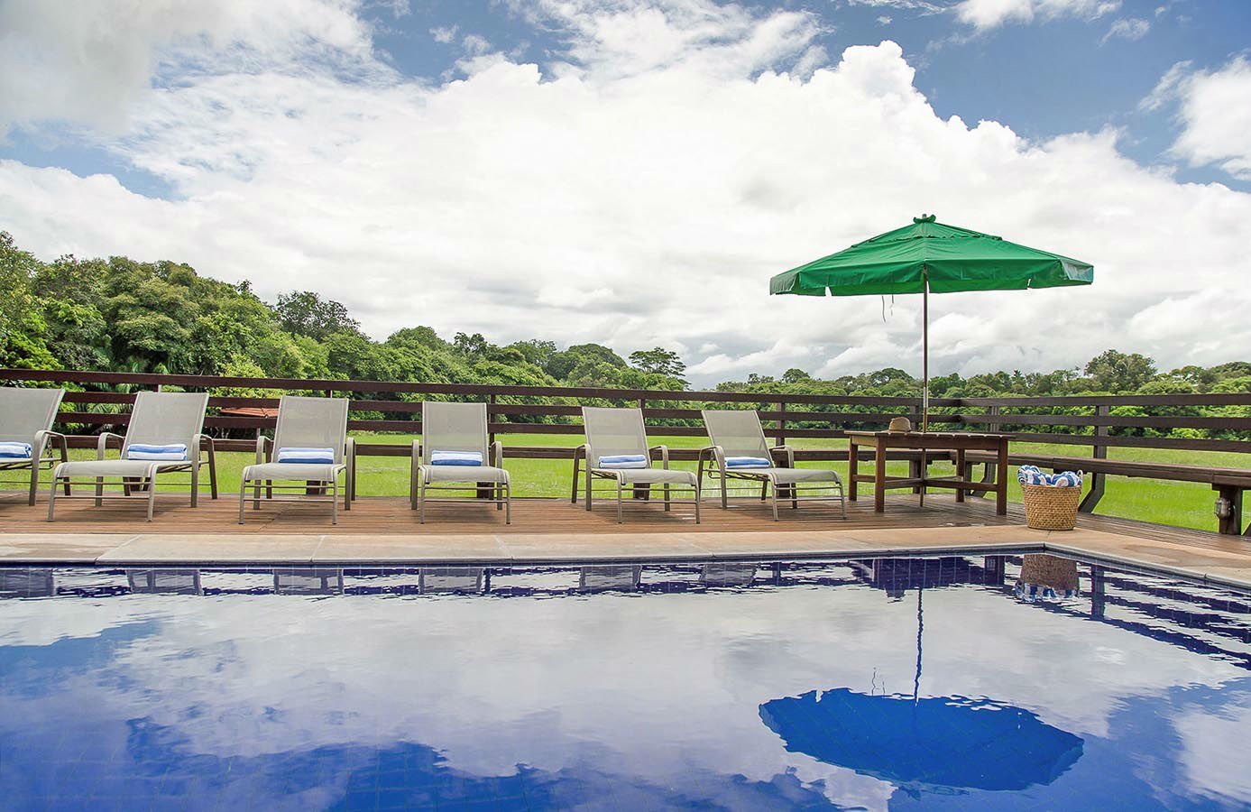 The lodge&rsquo;s pool