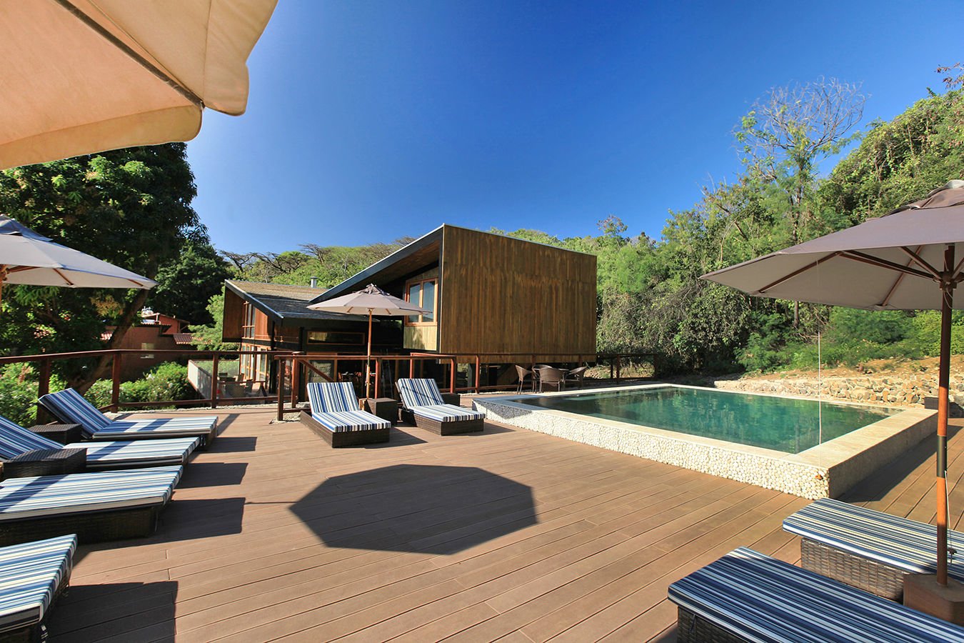 The lodge&rsquo;s pool