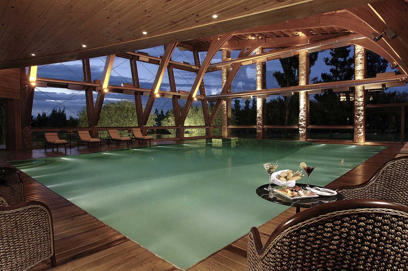 Indoor heated swimming pool