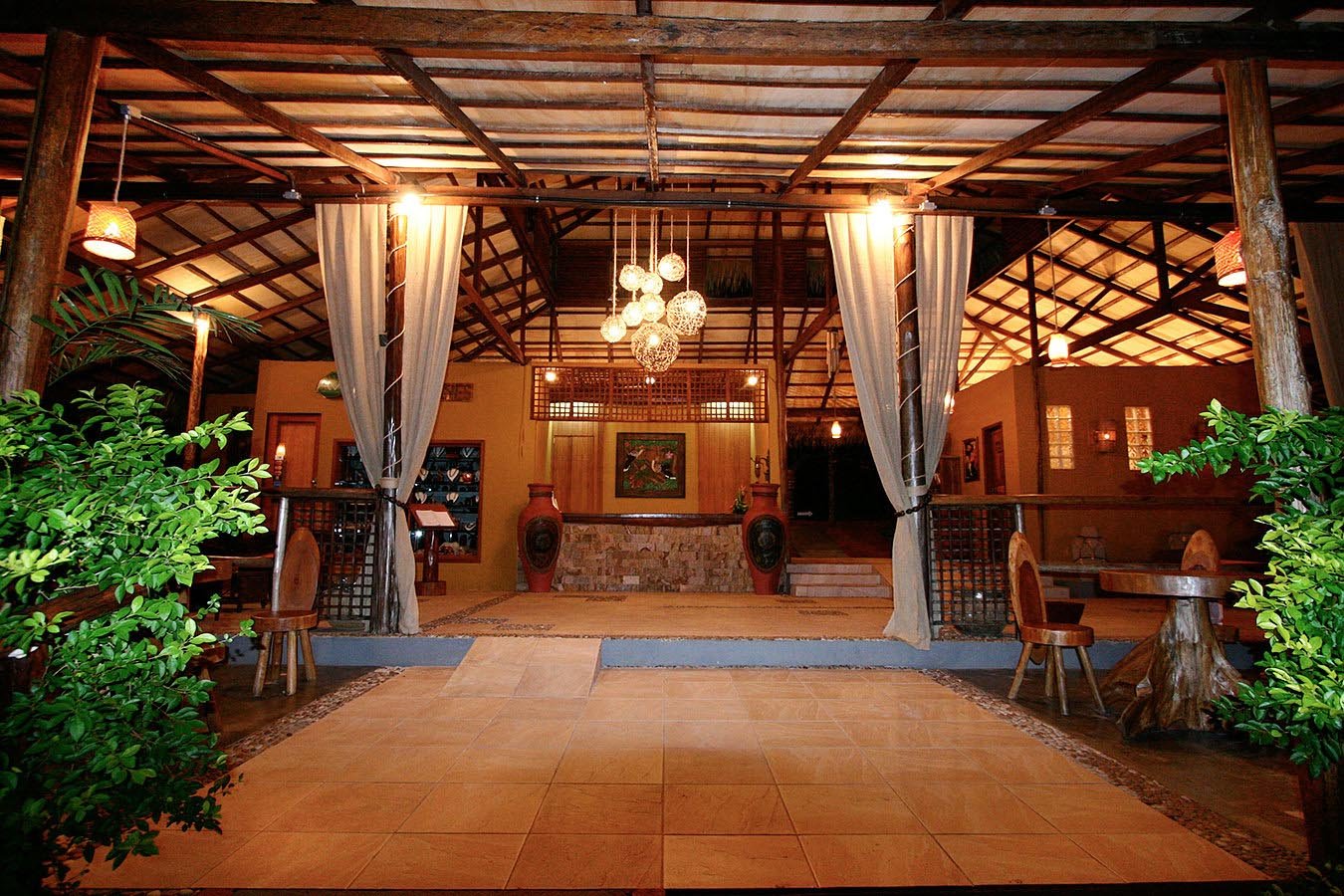 The lodge&rsquo;s reception