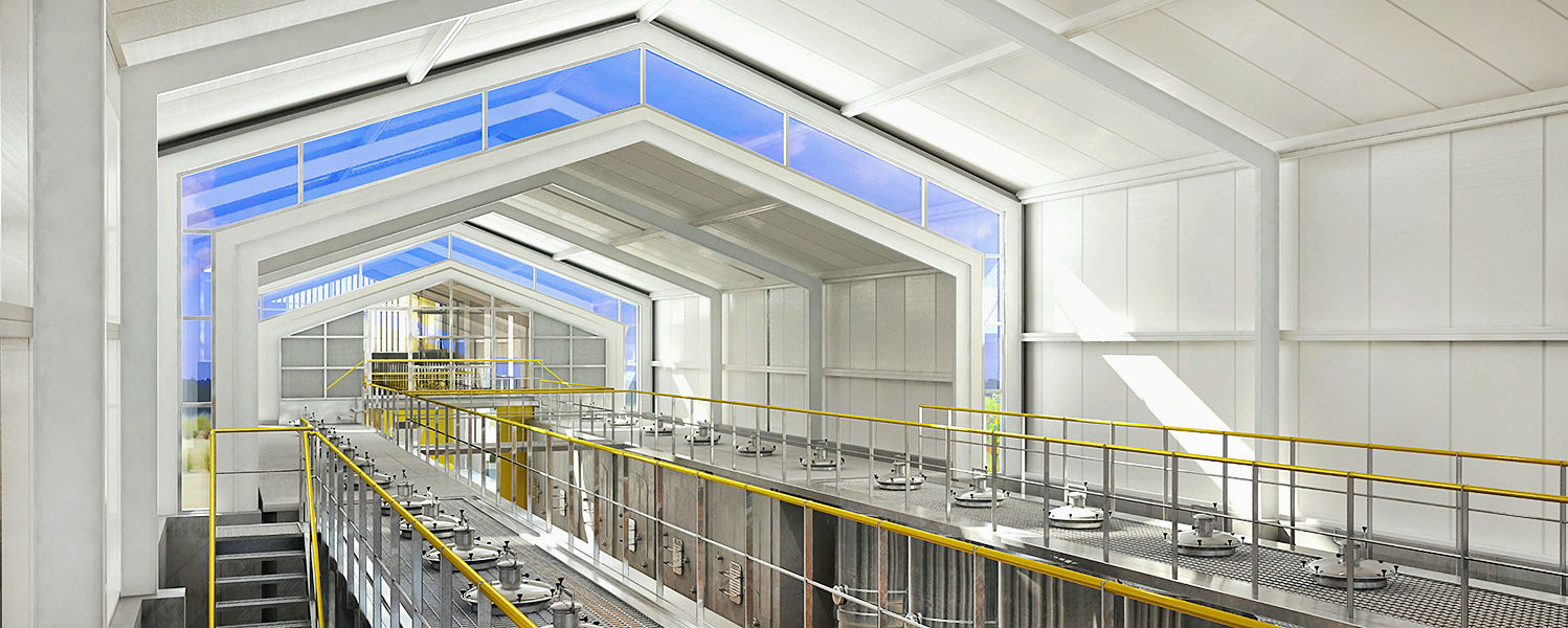 The wine production facility at Casa de Uco