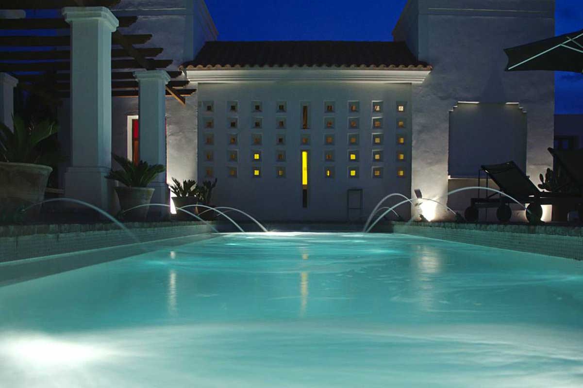 The lodge&rsquo;s pool