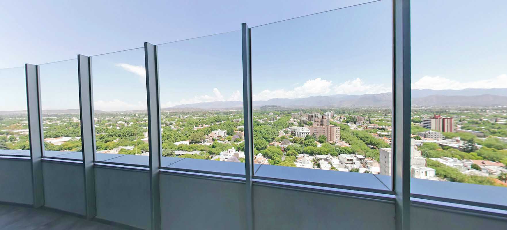 Panoramic view from the pool area