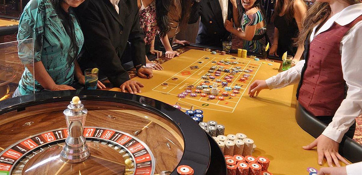 The hotel has a casino