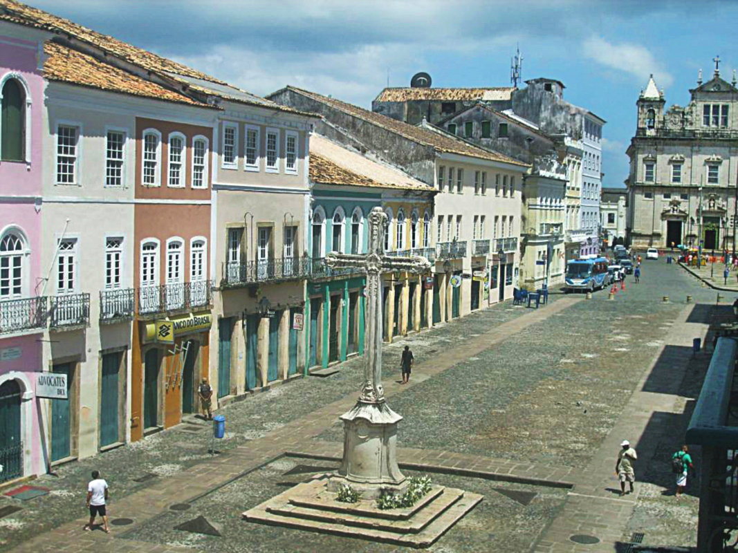 A view from one of the rooms facing the square