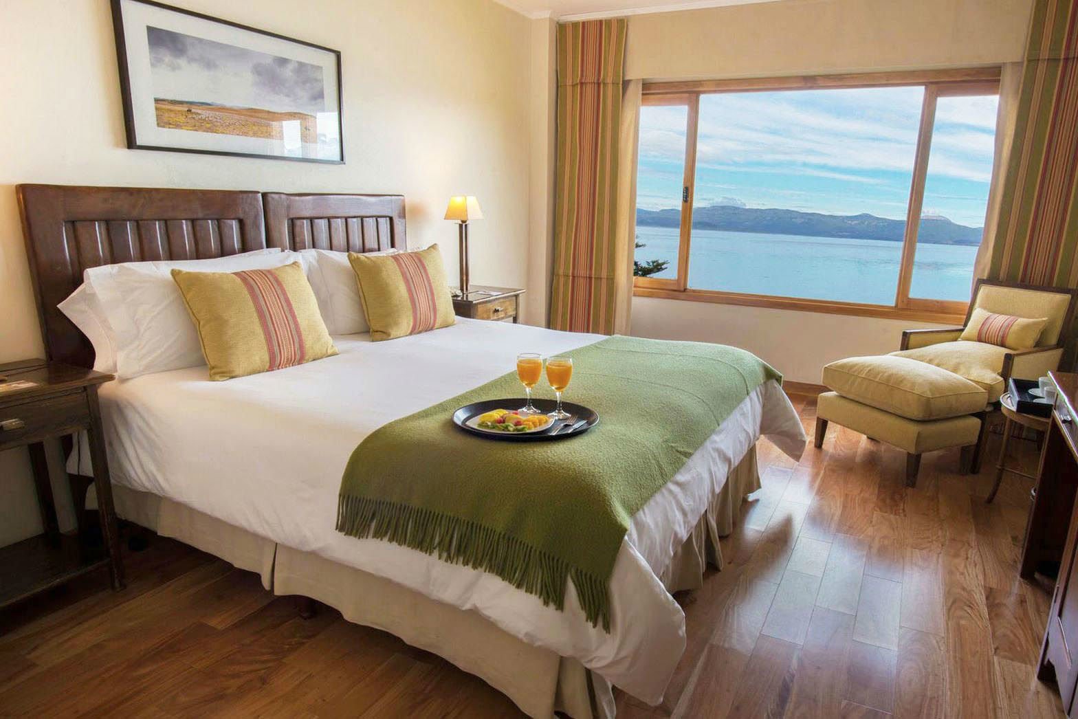 Premium category room with view to the Beagle Channel