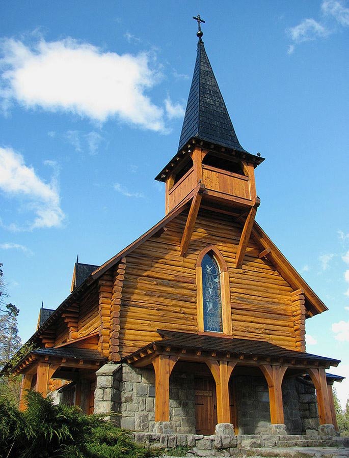 Neo-gothic San Eduardo Chapel, built in 1938