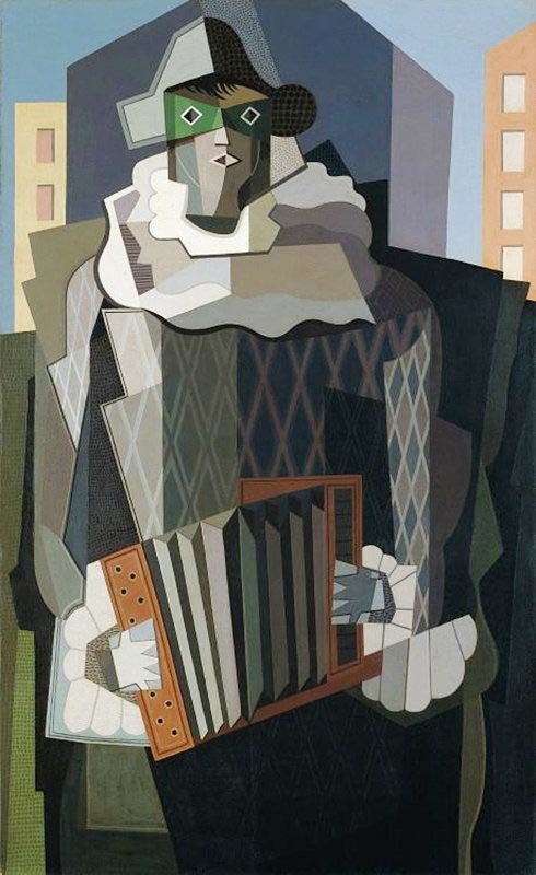 "Arlequin" one of the best known works of Emilio Pettoruti
