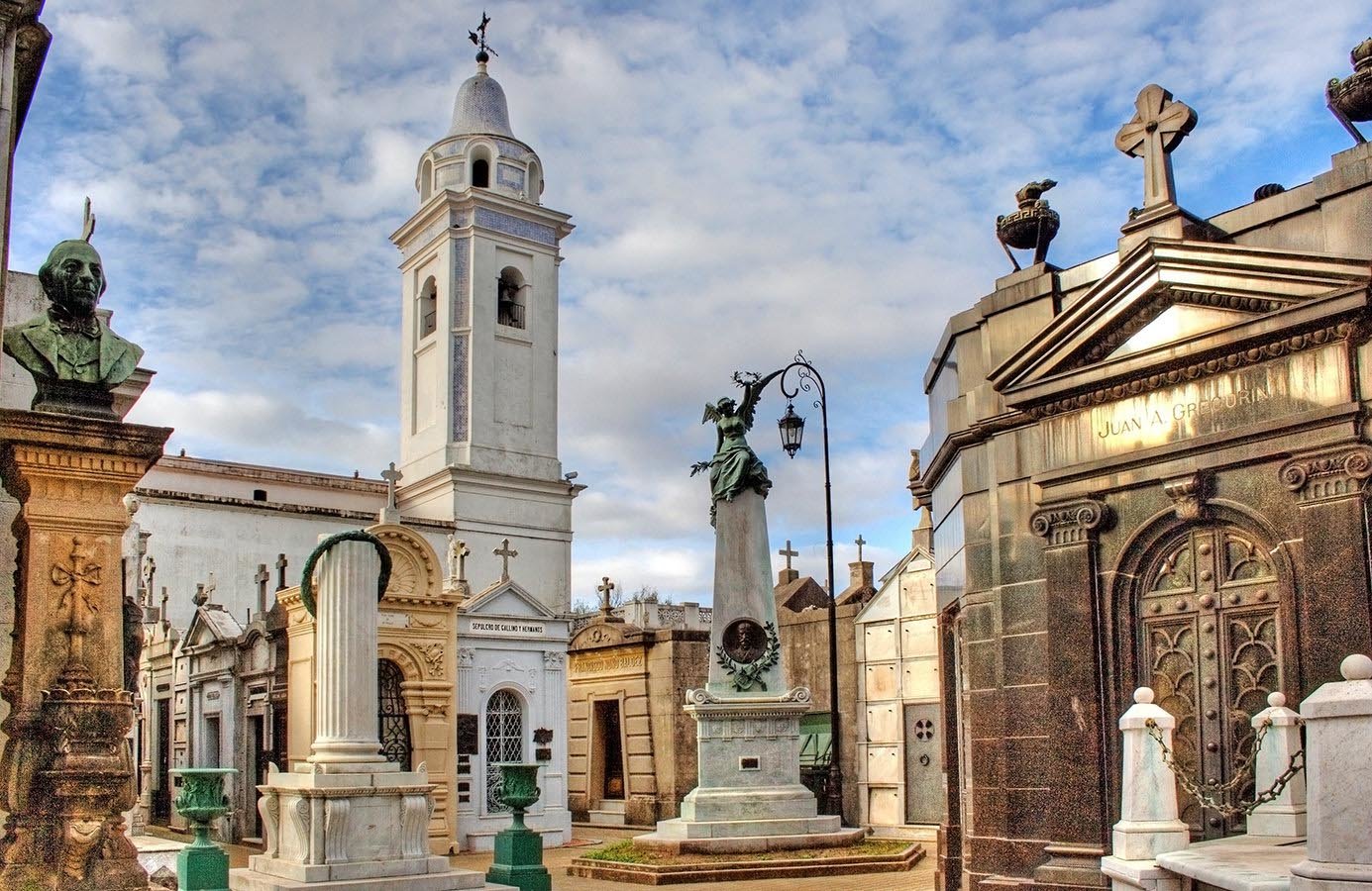 We&rsquo;ll make a stop at the Recoleta cemetery where Evita Peron is buried