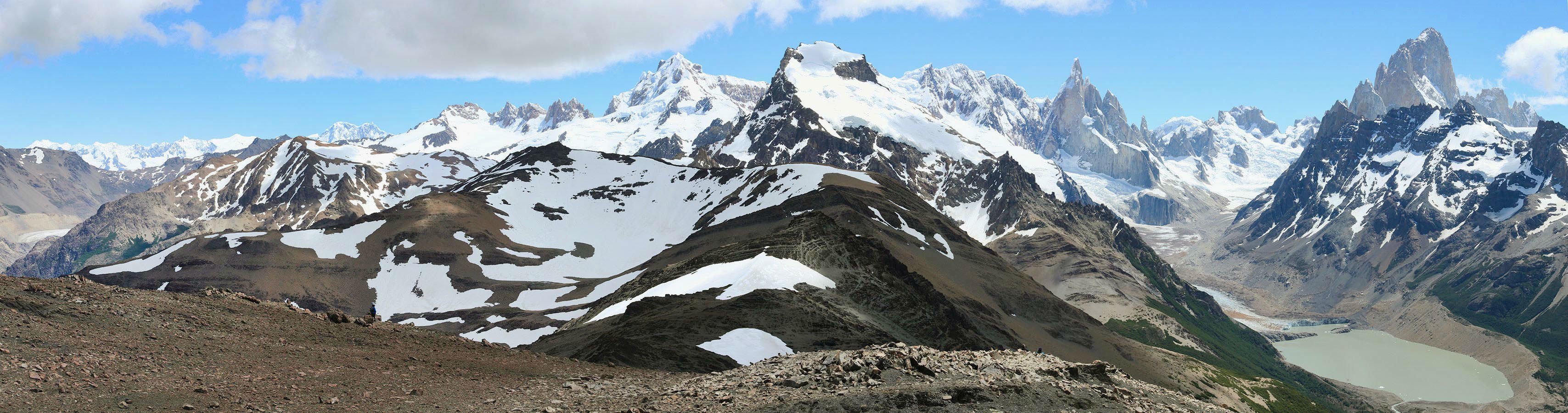 Enjoy unconventional views of the giant massifs of El Chalten