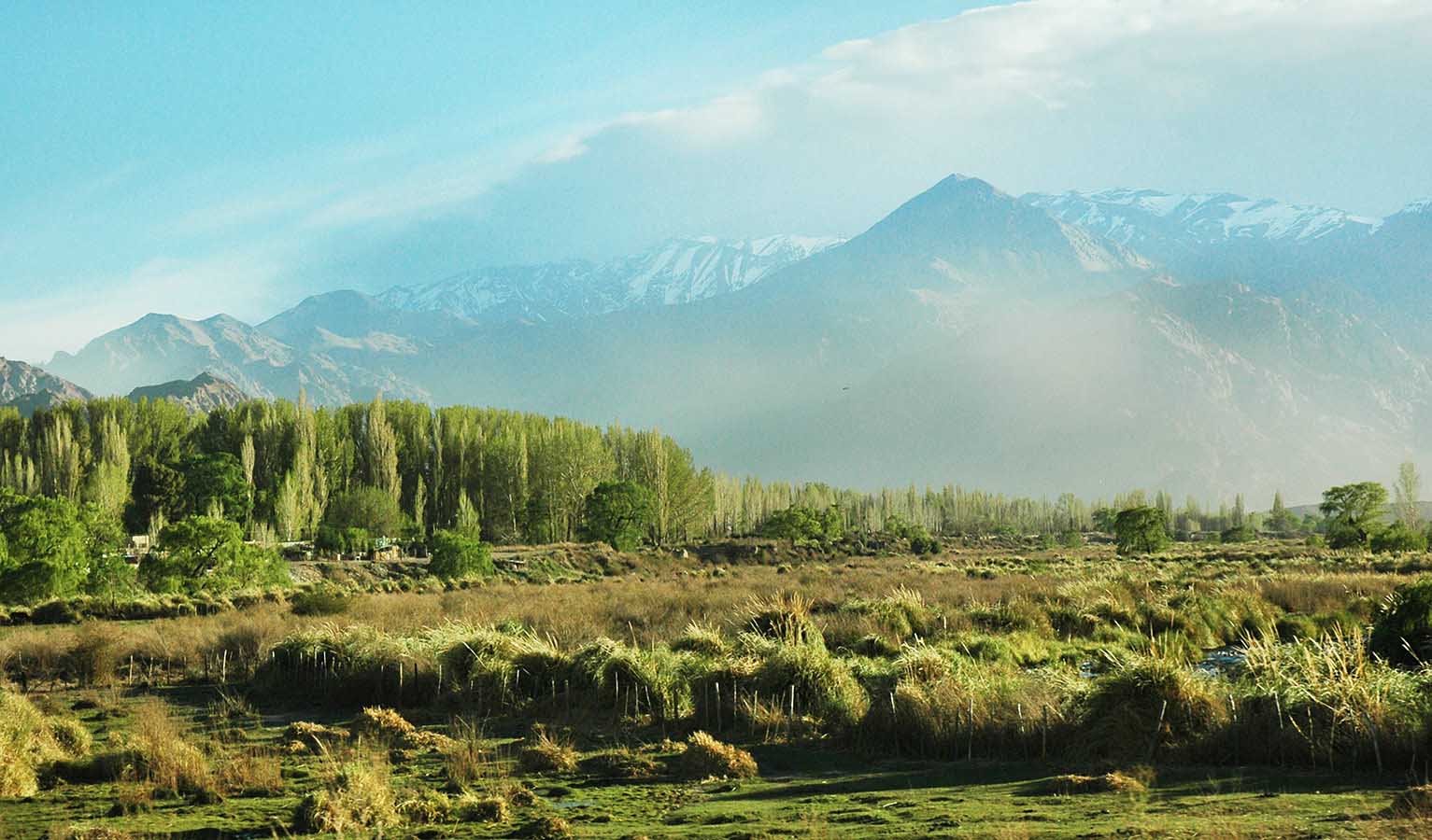 Uspallata Valley, where much of Brad Pitt’s ‘Seven Years in Tibet’ was filmed