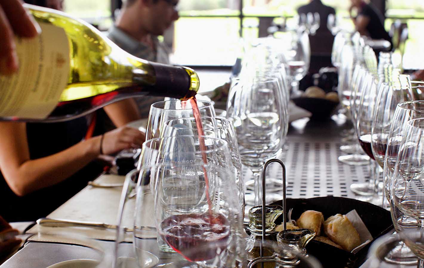 Enjoy the ruby-red wines from Andeluna winery