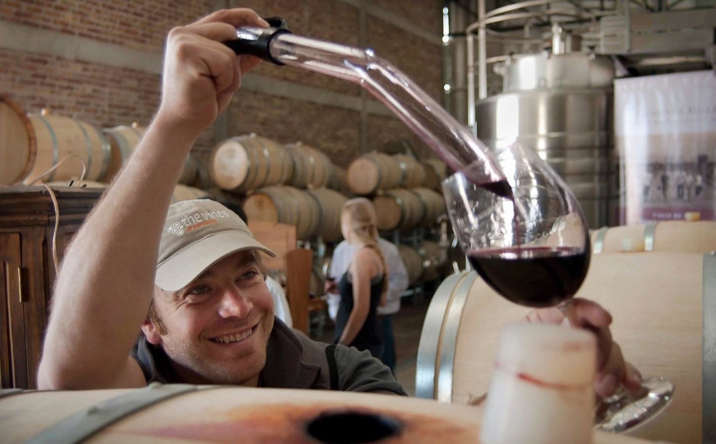Sample some of the best high-altitude wines, taken directly from the wine barrels!