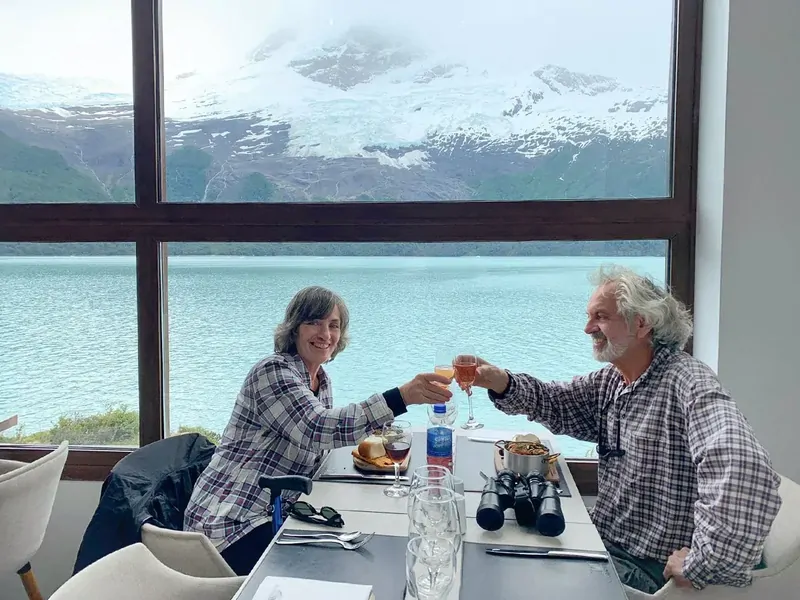 Janice & Paul Laevens on their trip