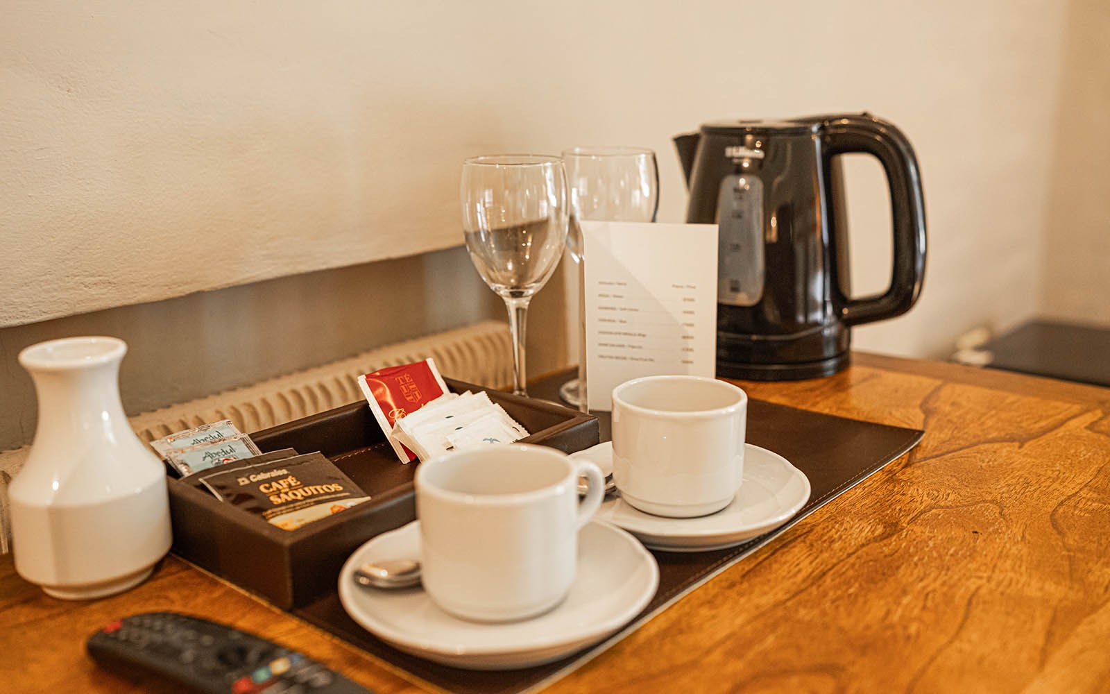 Tea and coffee in the room