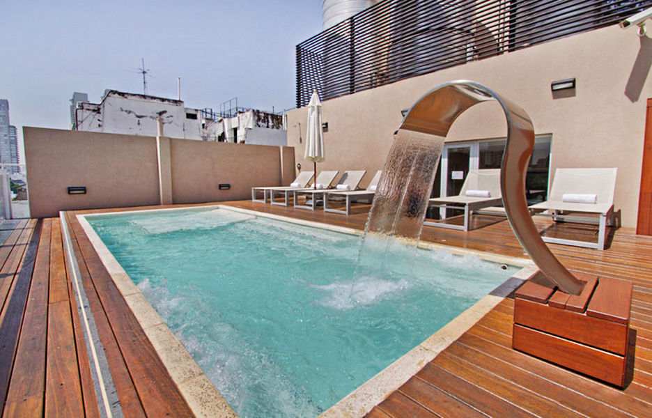 Outdoor heated pool