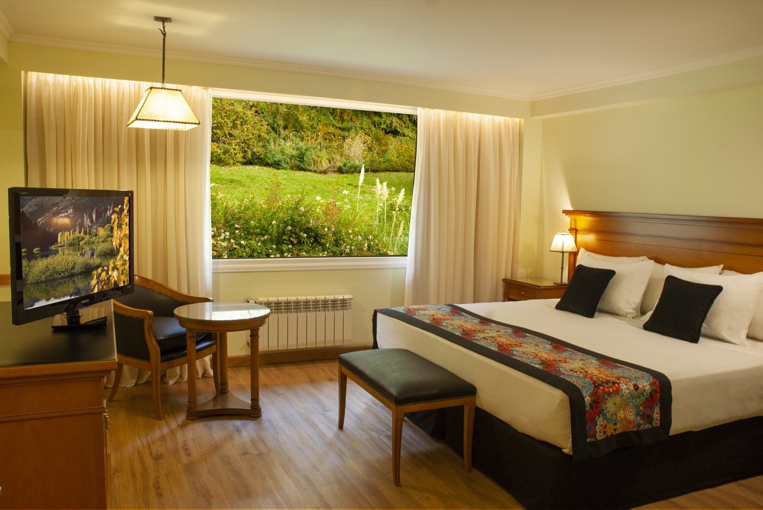 Senior room overlooking the grounds