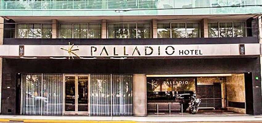 The entrance to Palladio Hotel Buenos Aires
