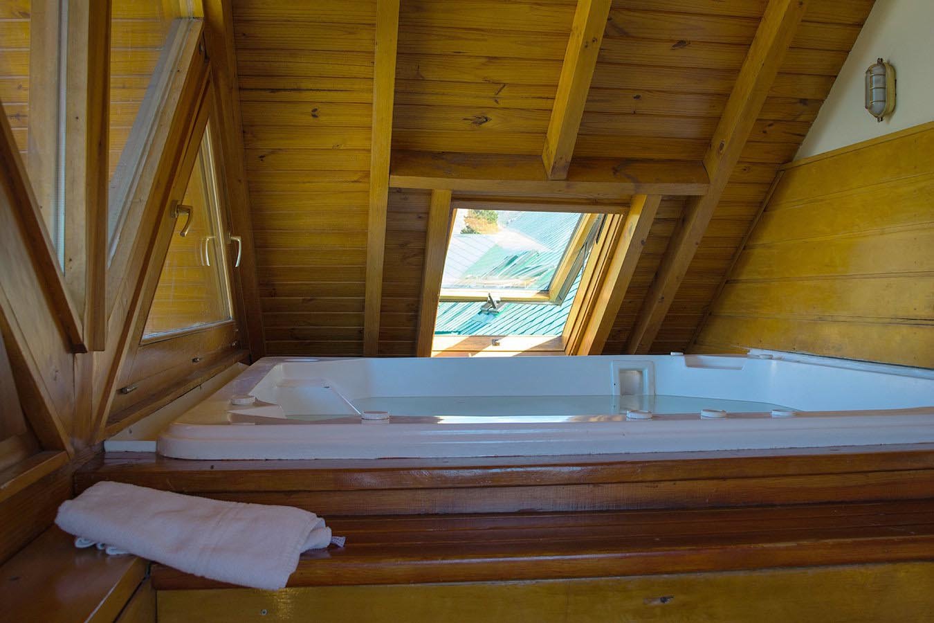 The hotel jacuzzi