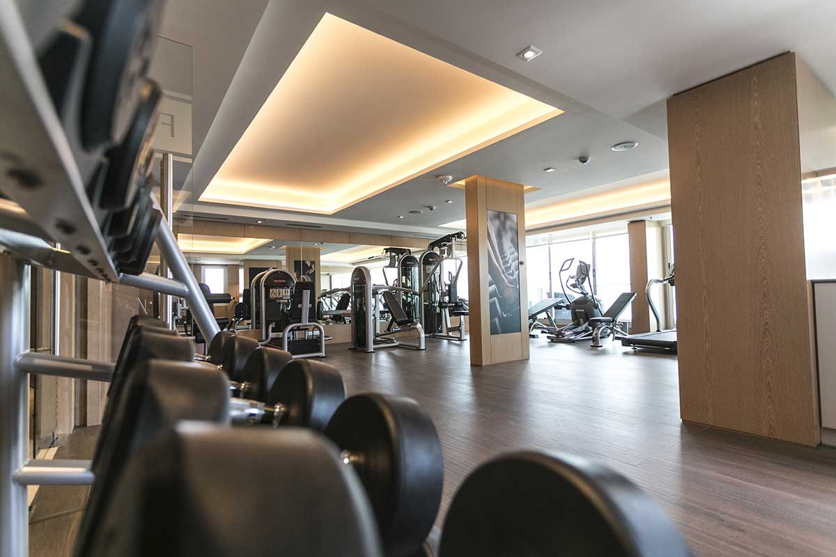 The fitness center