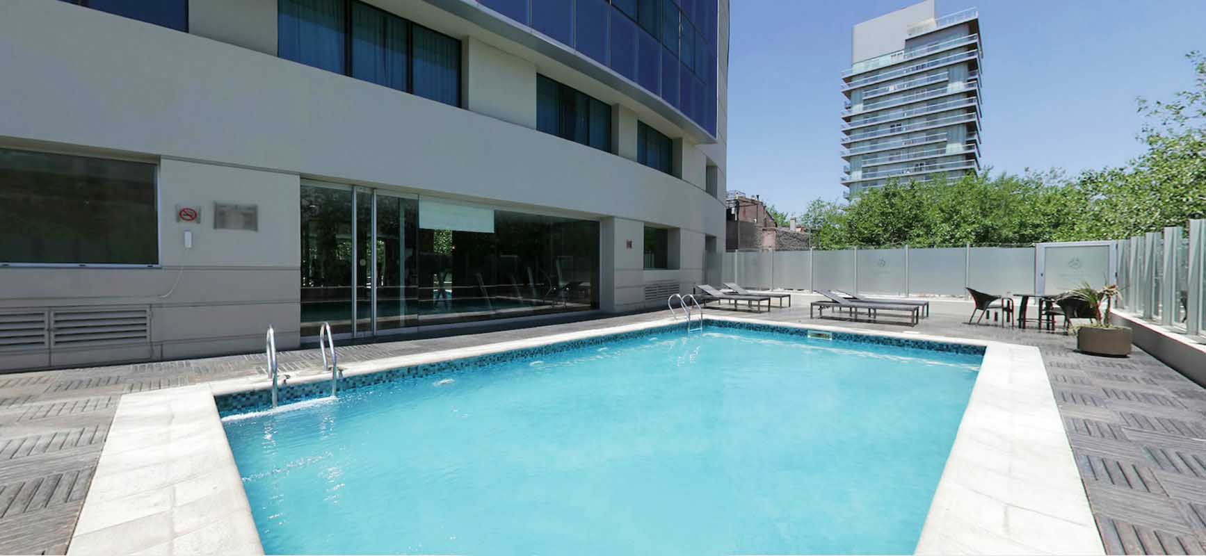 Rooftop heated pool