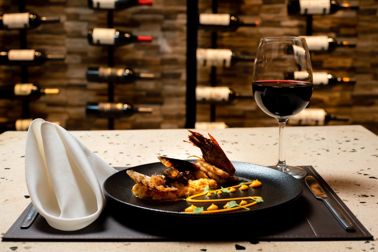 A dish from the lodge restaurant